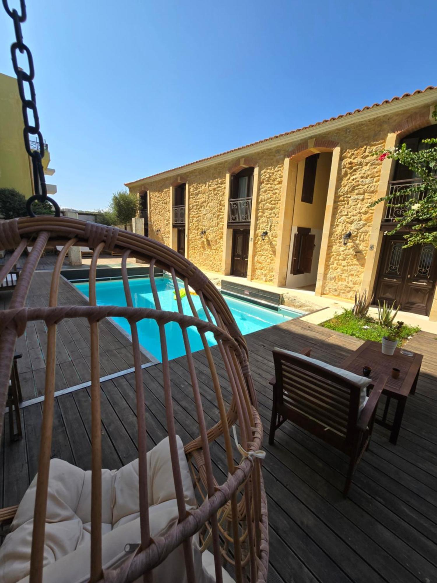 Volakas Beachfront Suites Rethymno Exterior foto
