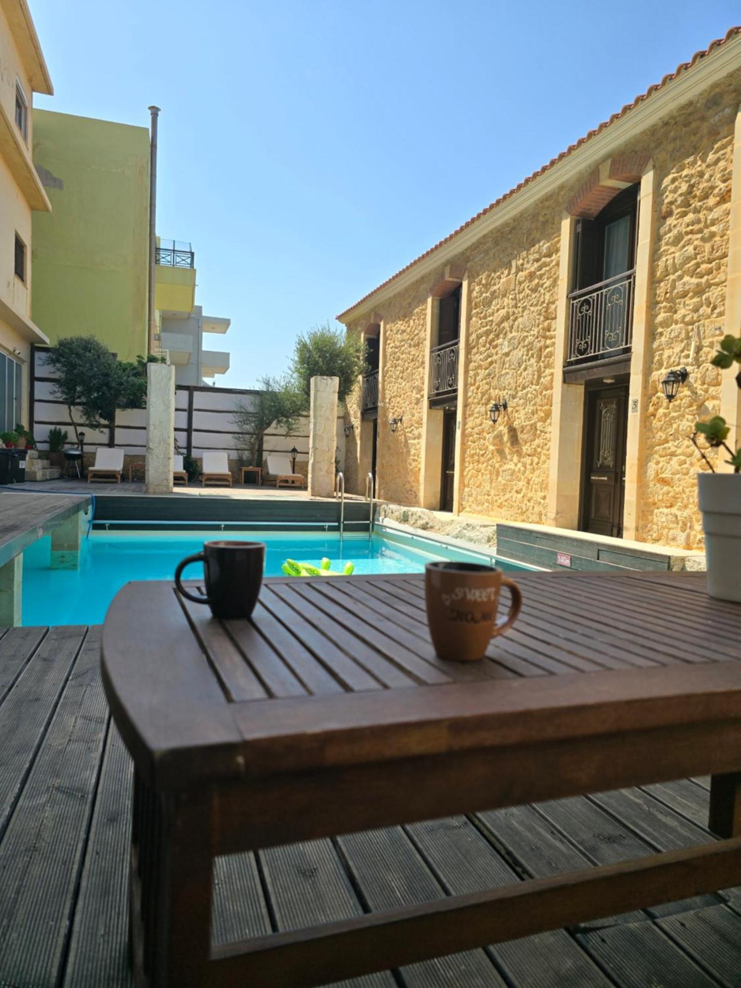 Volakas Beachfront Suites Rethymno Exterior foto